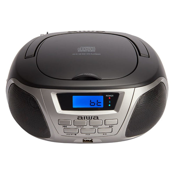 Radio mit CD-Laufwerk Aiwa BBTU300BK    5W Silberfarben Schwarz