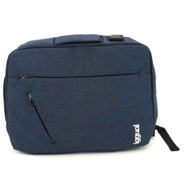 Laptoptasche iggual IGG317051 Blau 15,6" Wasserfest Anti-Diebstahl