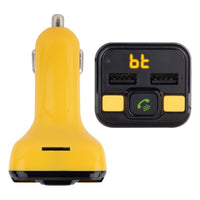 Lettore MP3 e Trasmettitore FM Bluetooth per Auto NGS Spark BT Curry 2.4A Giallo