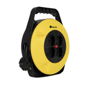 Prolunga NGS GRID ROUND Giallo/Nero 3500W