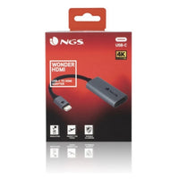 USB-C-zu-HDMI-Adapter NGS WONDERHDMI Grau 4K Ultra HD