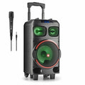 Bluetooth Lautsprecher mit Karaoke Mikrofon NGS WILD DUB ZERO Schwarz 120W