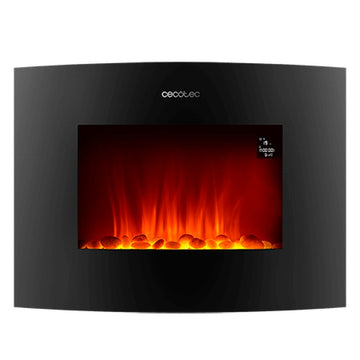 Dekorativer elektrischer Wandkamin Cecotec Ready Warm 2250 Curved Flames Connected Schwarz 1000 - 2000 W 2000 W