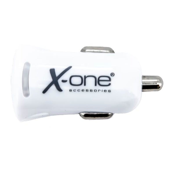 Caricabatterie per Auto ONE 138338 USB Bianco