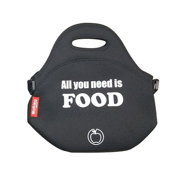 Borsa Frigo Bergner ALL YOU NEED IS FOOD Nero