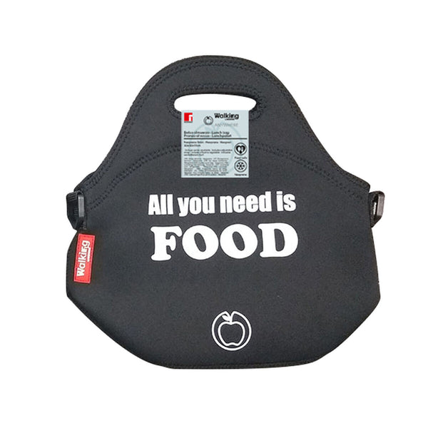 Borsa Frigo Bergner ALL YOU NEED IS FOOD Nero