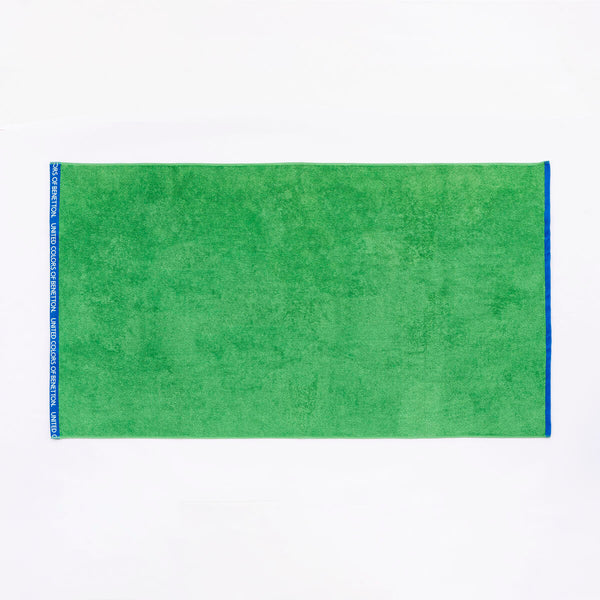 Telo da Mare Benetton RAINBOW BE Verde 90 x 160 cm (OEKO-TEX)