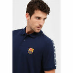 Polo a Maniche Corte Uomo F.C. Barcelona Blu Marino