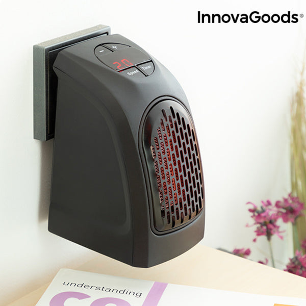 Termoventilatore Ceramico a Corrente HeatPod InnovaGoods IG814847 400W Nero Multicolore (Ricondizionati A+)