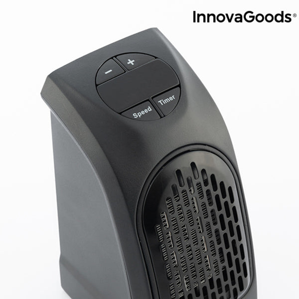 Termoventilatore Ceramico a Corrente HeatPod InnovaGoods IG814847 400W Nero Multicolore (Ricondizionati A+)