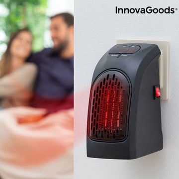 Termoventilatore Ceramico a Corrente HeatPod InnovaGoods 400W Nero Multicolore (Ricondizionati B)