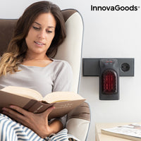 Termoventilatore Ceramico a Corrente HeatPod InnovaGoods 400W Nero Multicolore (Ricondizionati B)