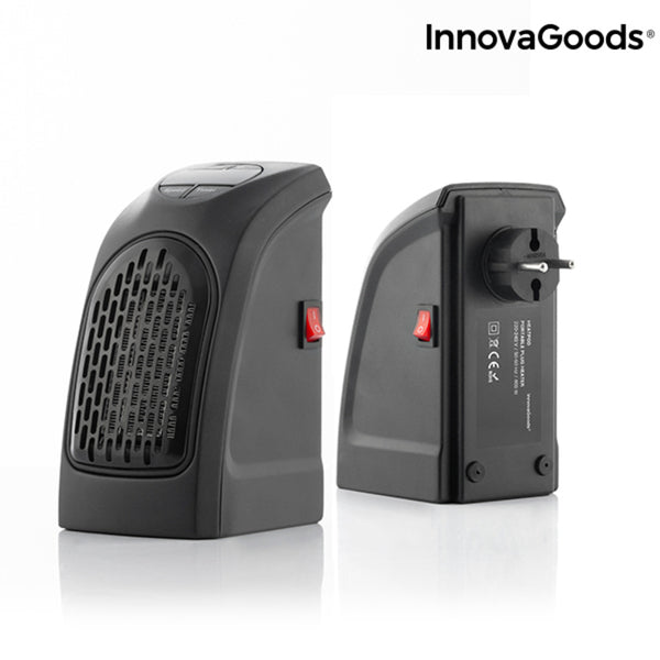 Termoventilatore Ceramico a Corrente HeatPod InnovaGoods 400W Nero Multicolore (Ricondizionati B)