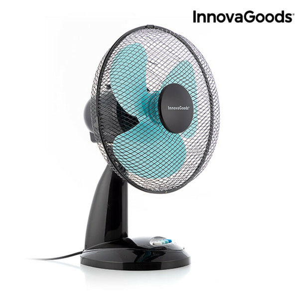 Tischventilator InnovaGoods Ø 30 cm 35W Schwarz (Restauriert C)