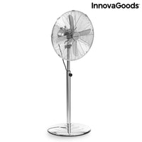 Freistehender Ventilator Chrome Retro InnovaGoods Ø 40 cm 55W 55 W (Restauriert A)