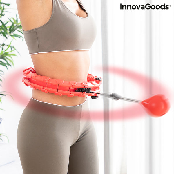 Anello Fitness Intelligente Regolabile con Peso Fittehoop InnovaGoods FITTEHOOP Rosso (Ricondizionati B)