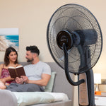 Ventilatore Nebulizzatore da Terra con Telecomando InnovaGoods Mistinn Nero 90 W 2,8 L