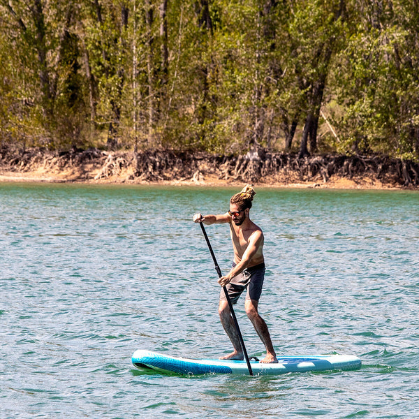 Tavola da Paddle Surf Gonfiabile con Accessori Milos InnovaGoods 10' 305 cm Azzurro (Ricondizionati A)