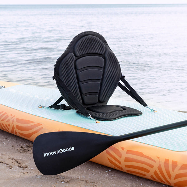 Tavola da Paddle Surf Gonfiabile 2 in 1 con Sedile e Accessori Siros InnovaGoods 10'5" 320 cm Arancio (Ricondizionati A)