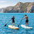 Tavola da Paddle Surf Gonfiabile 2 in 1 con Sedile e Accessori Siros InnovaGoods 10'5" 320 cm Arancio (Ricondizionati A)