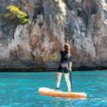 Tavola da Paddle Surf Gonfiabile 2 in 1 con Sedile e Accessori Siros InnovaGoods 10'5" 320 cm Arancio (Ricondizionati A)