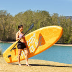 Tavola da Paddle Surf Gonfiabile 2 in 1 con Sedile e Accessori Siros InnovaGoods 10'5" 320 cm Arancio (Ricondizionati A)