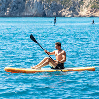 Tavola da Paddle Surf Gonfiabile 2 in 1 con Sedile e Accessori Siros InnovaGoods 10'5" 320 cm Arancio (Ricondizionati A+)