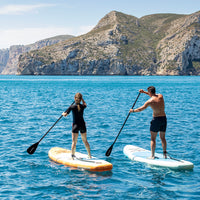 Tavola da Paddle Surf Gonfiabile 2 in 1 con Sedile e Accessori Siros InnovaGoods 10'5" 320 cm Arancio (Ricondizionati A+)