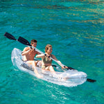 Kayak Gonfiabile Trasparente con Accessori Paros InnovaGoods 312 cm 2 posti (Ricondizionati B)