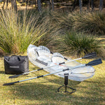 Kayak Gonfiabile Trasparente con Accessori Paros InnovaGoods 312 cm 2 posti (Ricondizionati B)