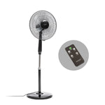 Standventilator mit Fernbedienung InnovaGoods Airstreem Schwarz 45 W