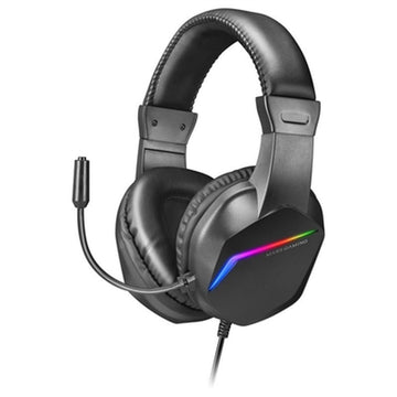 Gaming Headset mit Mikrofon Mars Gaming MH122 Schwarz (Restauriert B)