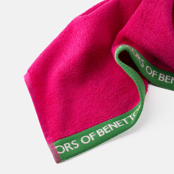 Telo da Mare Benetton  BE NO VELOUR 90 x 160 cm Fucsia 100 % cotone