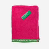 Telo da Mare Benetton  BE NO VELOUR 90 x 160 cm Fucsia 100 % cotone