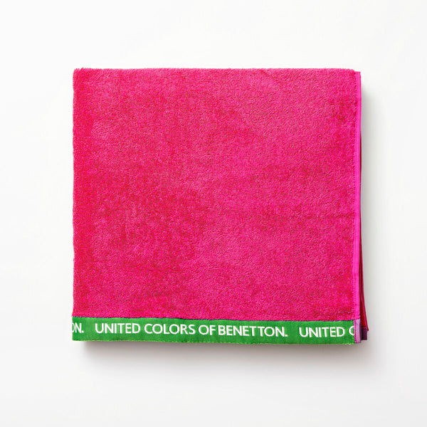 Telo da Mare Benetton  BE NO VELOUR 90 x 160 cm Fucsia 100 % cotone