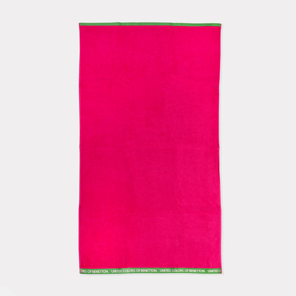 Telo da Mare Benetton  BE NO VELOUR 90 x 160 cm Fucsia 100 % cotone