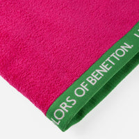 Telo da Mare Benetton  BE NO VELOUR 90 x 160 cm Fucsia 100 % cotone