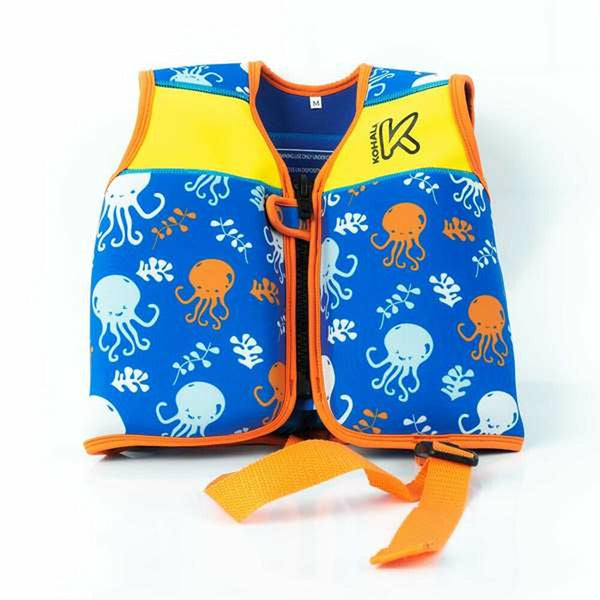 Aufblasbare Weste für den Swimmingpool Kohala Octopus Orange 4-5 Jahre Blau