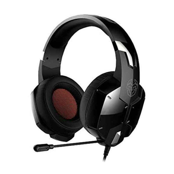 Gaming Headset mit Mikrofon Krom Kopa Schwarz