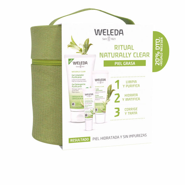 Cofanetto Cosmetica Donna Weleda Ritual Naturally Clear (3 Pezzi)