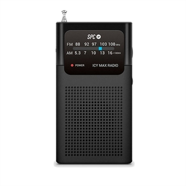 Radio SPC SPC Icy Max Schwarz AM/FM-Tuner