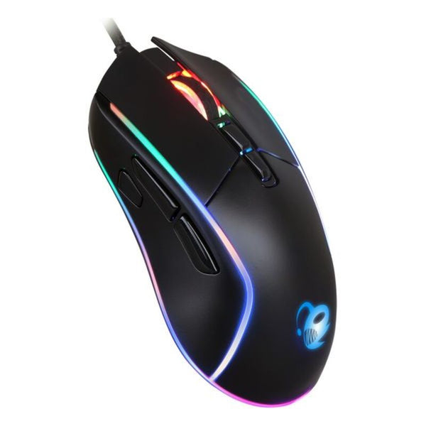 Mouse Gaming con LED CoolBox DG-MOU019-RGB        RGB 6400 dpi 30 ips Nero