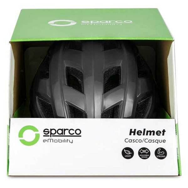 Casco per Hoverboard Elettrico Sparco SPCSE300BK Grigio Taglia L