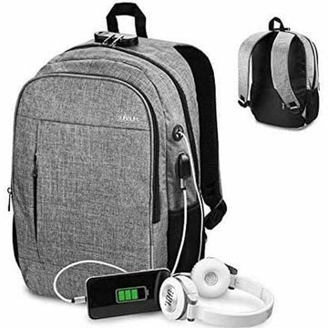 Laptop- und Tablet-Rucksack mit USB-Anschluss Subblim Mochila para Portátil Urban Lock Backpack 16" Grey