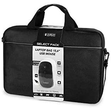 Laptoptasche Subblim Maletín con Ratón Select Pack Wired Mouse USB + Laptop bag 15,6"