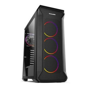 Case computer desktop Micro ATX / Mini ITX / ATX Nox 8436587970375 RGB Ø 12 cm Nero