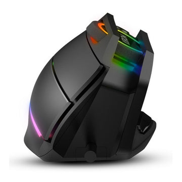 Mouse Gaming con LED Krom Kaox 6400 dpi RGB Nero