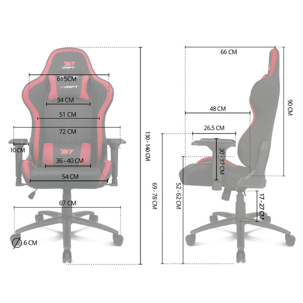 Sedia Gaming DRIFT DR110BL Nero Nero/Blu