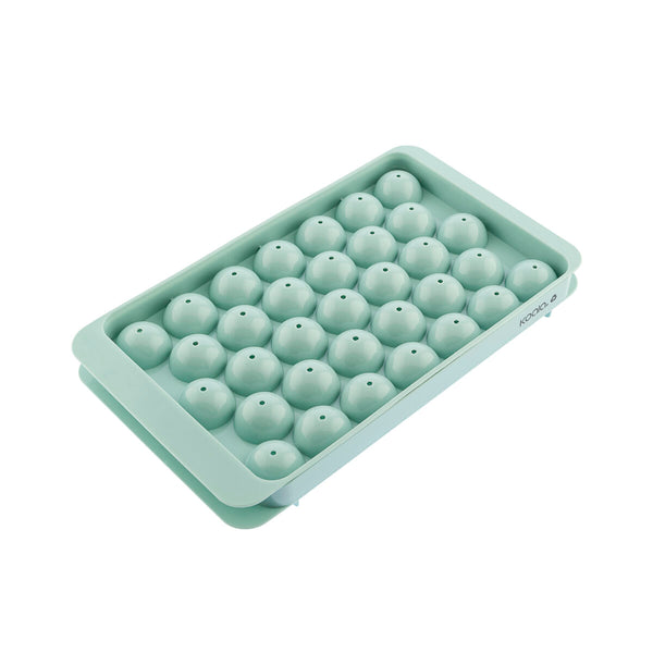 Formina per Cubetti di Ghiaccio Koala Eco Friendly 33 Compartimenti 24,5 x 14,5 x 3,5 cm Verde Plastica