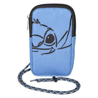 Borsa per cellulare Stitch Azzurro 10,5 x 18 x 1 cm